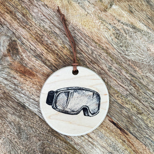 Ski-Themed Ornaments (5 Pack)