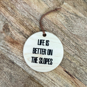 Ski-Themed Ornaments (5 Pack)