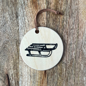Ski-Themed Ornaments (5 Pack)