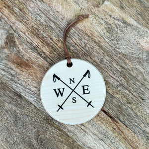 Ski-Themed Ornaments (5 Pack)