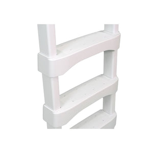 Vinyl Works 4 Step Ladder for 60 Inch Pool Walls w/ Swimming Pool Ladder Mat