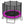 SereneLife 10 Foot Outdoor Trampoline and Safety Net Enclosure for Kids, Pink