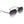 Smaller Megan 2 - Faded Black Metal Aviator Sunglasses - TRAPSKI