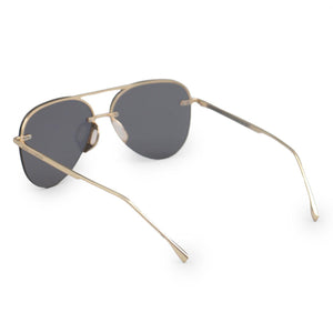 Smaller Megan 2 Mirrored Bronze - Tangle Free Aviator Sunglasses - TRAPSKI