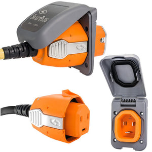 SmartPlug 30 AMP Inlet Female Cord Connector Combo - Grey - TRAPSKI