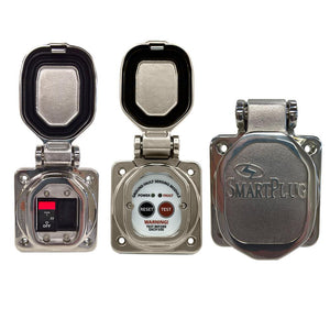 SmartPlug Combo Kit w/ELCI Sensor 50 Amp Breaker/Stainless Steel Door - TRAPSKI