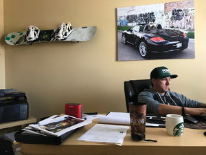 Keystone Minimalist Snowboard Display Rack | Holds 30 lbs | Medium