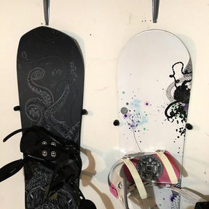 The Cinch Snowboard Display | Floating Rack | 2 Boards
