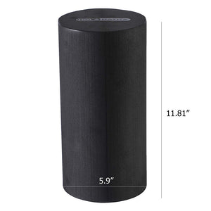 HolaHatha Portable High Density Solid EVA Foam Roller for Yoga and Gym Workouts