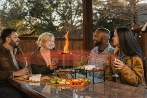 Solo Stove Mesa XL Tabletop Fire Pit with Stand | Low Smoke Outdoor Mini Fire for Urban & Suburbs | Fueled by Pellets or Wood - TRAPSKI