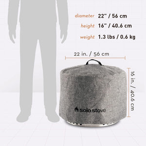 Solo Stove Shelter Protective Fire Pit Cover for Round Fire Pits Waterproof Cover Great Fire Pit Accessories for Camping and Outdoors - TRAPSKI