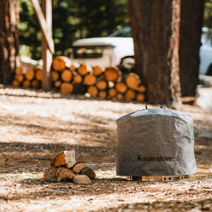 Solo Stove Shelter Protective Fire Pit Cover for Round Fire Pits Waterproof Cover Great Fire Pit Accessories for Camping and Outdoors - TRAPSKI