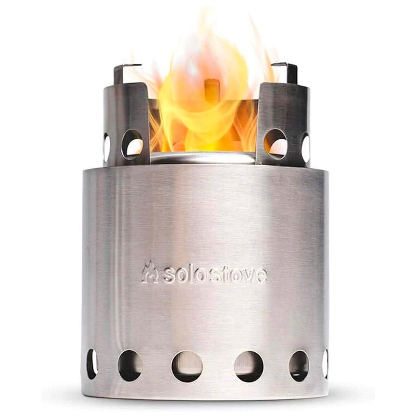 Solo Stove Lite/Titan/Campfire Camping Stove Portable Stove for Backpacking Outdoor Cooking Great Stainless Steel Camping Backpacking Stove Compact Wood Stove Design-No Batteries or Liquid Fuel Canisters Needed