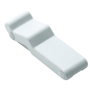 Southco Concealed Soft Draw Latch w/Keeper - White Rubber - TRAPSKI
