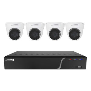Speco 4 Channel NVR Kit w/4 Outdoor IR 5MP IP Cameras 2.8mm Fixed Lens, 1TB Kit NDAA - TRAPSKI