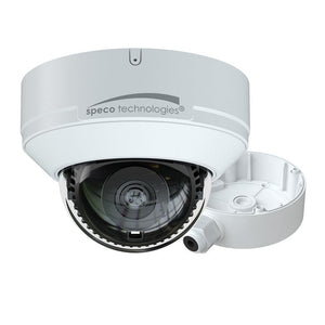 Speco 4MP H.265 AI IP Dome Camera w/IR - 2.8mm Fixed Lens Junction Box - TRAPSKI