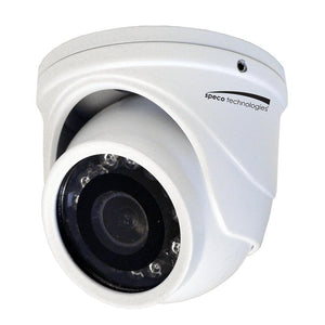 Speco 4MP HD-TVI Mini Turret Camera 2.9mm Lens - White Housing - TRAPSKI