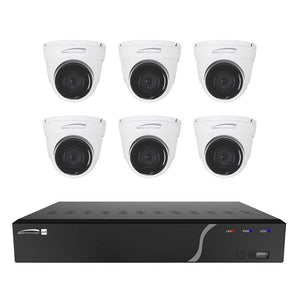 Speco 8 Channel NVR Kit w/6 Outdoor IR 5MP IP Cameras 2.8mm Fixed Lens - 2TB - TRAPSKI