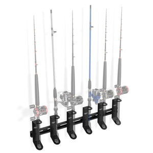 black tip fishing rod holders Koova Spinning Fishing Rod Rack Organizer
