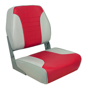 Springfield Economy Multi-Color Folding Seat - Grey/Red - TRAPSKI