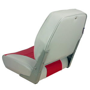 Springfield Economy Multi-Color Folding Seat - Grey/Red - TRAPSKI
