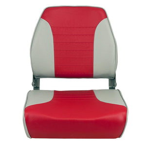 Springfield Economy Multi-Color Folding Seat - Grey/Red - TRAPSKI