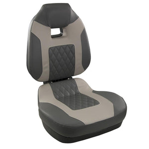 Springfield Fish Pro II High Back Folding Seat - Charcoal/Grey - TRAPSKI