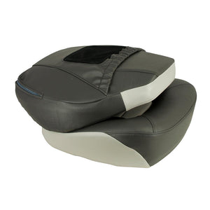 Springfield Fish Pro Mid Back Folding Seat - Charcoal/Grey - TRAPSKI