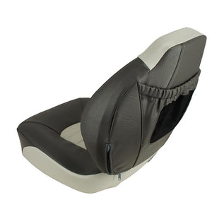 Springfield Fish Pro Mid Back Folding Seat - Charcoal/Grey - TRAPSKI