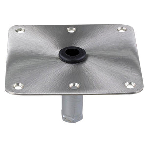 Springfield KingPin 7" x 7" Stainless Steel Square Base (Threaded) - TRAPSKI