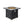 Square Propane Fire Pit Table with Lava Rocks and Rain Cover