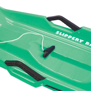 Slippery Racer Downhill Thunder Kids Toddler Plastic Toboggan Snow Sled (2 Pack)