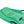 Slippery Racer Downhill Thunder Kids Toddler Plastic Toboggan Snow Sled, Green
