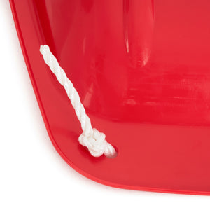 Slippery Racer Downhill Sprinter Kids Plastic Toboggan Snow Sled, Red (2 Pack)