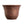 Listo SRA13001P05 13-Inch Round Plastic Sierra Planter, Rustic Redstone (6 Pack)