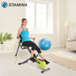 Stamina Wonder Stationary Portable Magnetic Resistance Training Exercise Bike