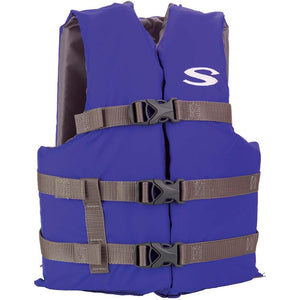 Stearns Youth Classic Vest Life Jacket - 50-90lbs - Blue/Grey - TRAPSKI