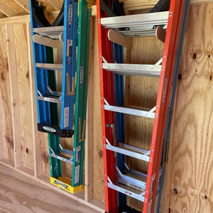 Step Ladder Organizer, Shed Storage Racks, Yard Tool Organizer, Shed Tool Rack - TRAPSKI