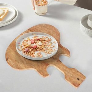 Strings Guitar Mango Wood Charcuterie Board