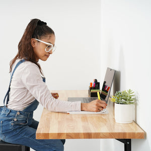 SafeRacks Wall Mounted Folding Worktop - Soft Close Edition