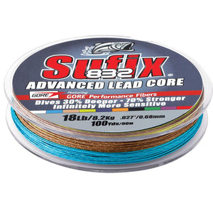 Sufix 832 Advanced Lead Core - 12lb - 10-Color Metered - 100 yds - TRAPSKI