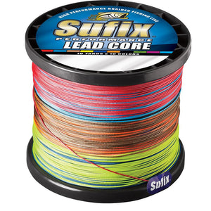 Sufix Performance Lead Core - 27lb - 10-Color Metered - 600 yds - TRAPSKI