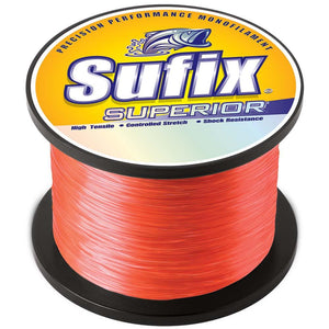 Sufix Superior Neon Fire Monofilament - 8lb - 1720 yds - TRAPSKI