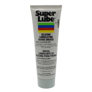 Super Lube Silicone Lubricating Brake Grease w/Syncolon - 8oz Tube - TRAPSKI