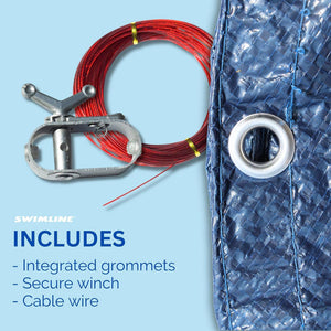 Swimline PCO834 30' Round Above Ground Winter Swimming Cover (Pool Cover Only)