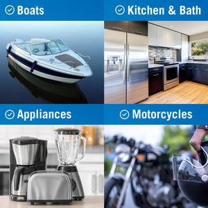 Marine Metal Polish Chrome and Stainless Steel - TRAPSKI