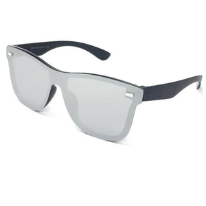 Sustainable Future Wife - Silver Square Wayfarer Sunglasses - TRAPSKI