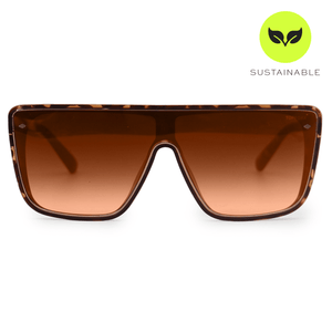 Sustainable Rayz - Limited Edition Tortoise Squared Sunglasses - TRAPSKI