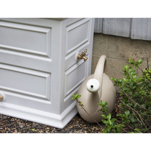 Good Ideas Savannah 42 Gallon Colonial Style Rain Barrel Planter w/Brass Spigots