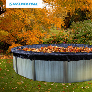 Swimline PCO834 30' Round Above Ground Winter Swimming Cover (Pool Cover Only) - TRAPSKI